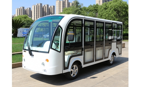 14座封閉玻璃門電動觀光車  封閉DN-14F